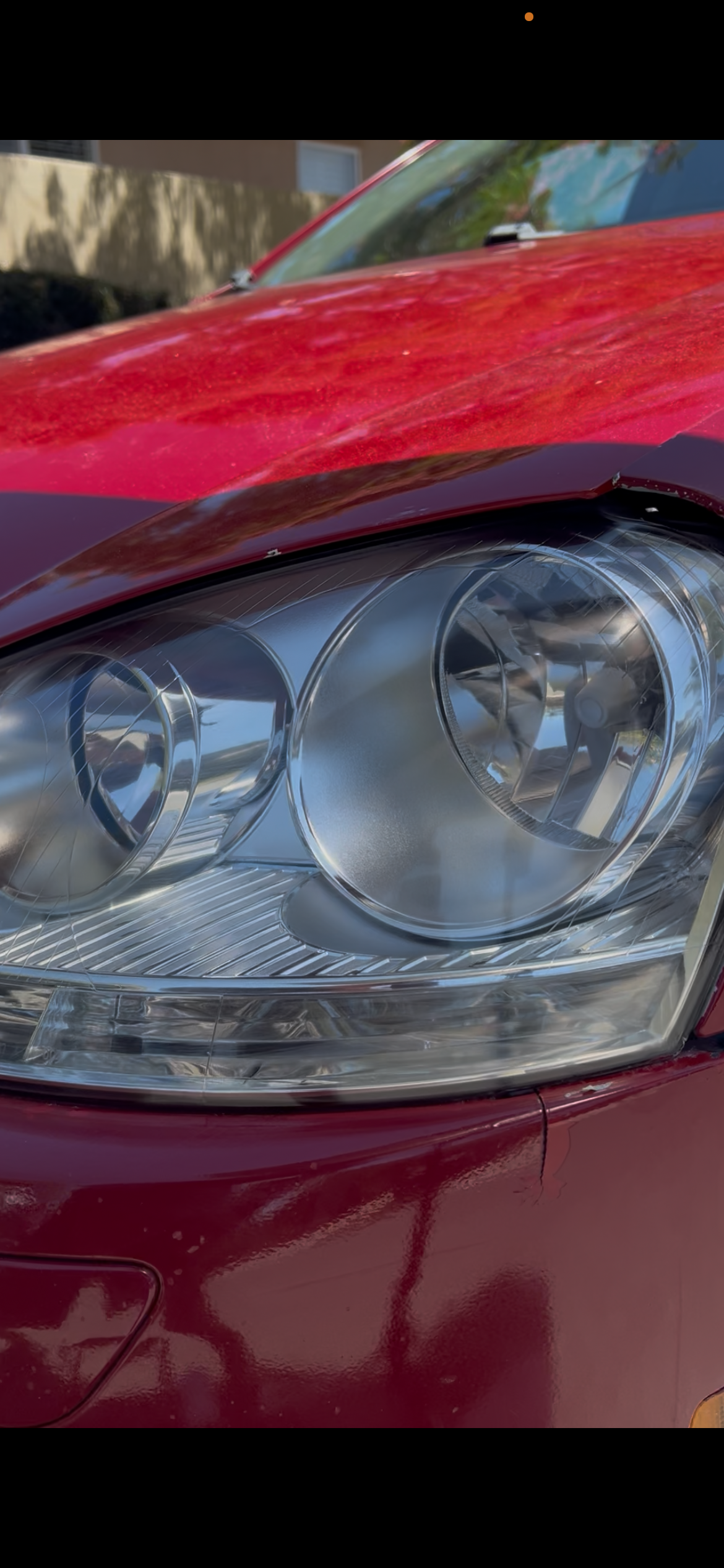 Crystal-clear headlight after Night Bright restoration